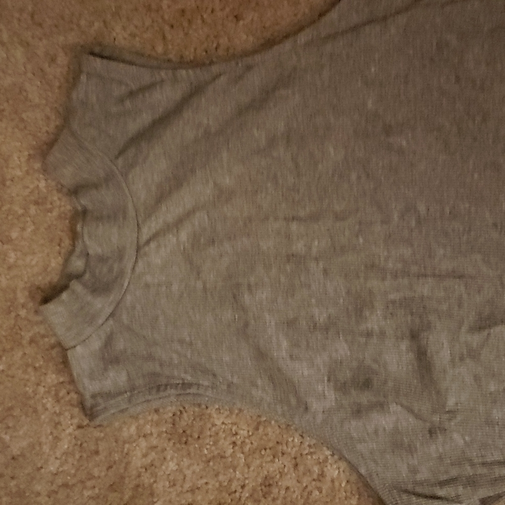 Gray bodysuit